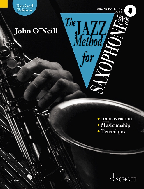 Jazz Method Saxophone Bb Tenor Oneill + Online Sheet Music Songbook
