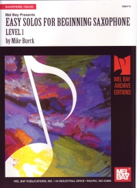 Easy Solos For Beginning Saxophone Level 1 Buerk Sheet Music Songbook