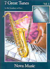 7 Great Tunes Alto Sax & Piano Sheet Music Songbook