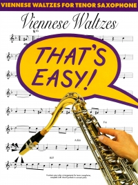 Thats Easy Viennese Waltzes Tenor Saxophone Sheet Music Songbook