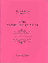 Jacob First Saxophone Quartet Sheet Music Songbook