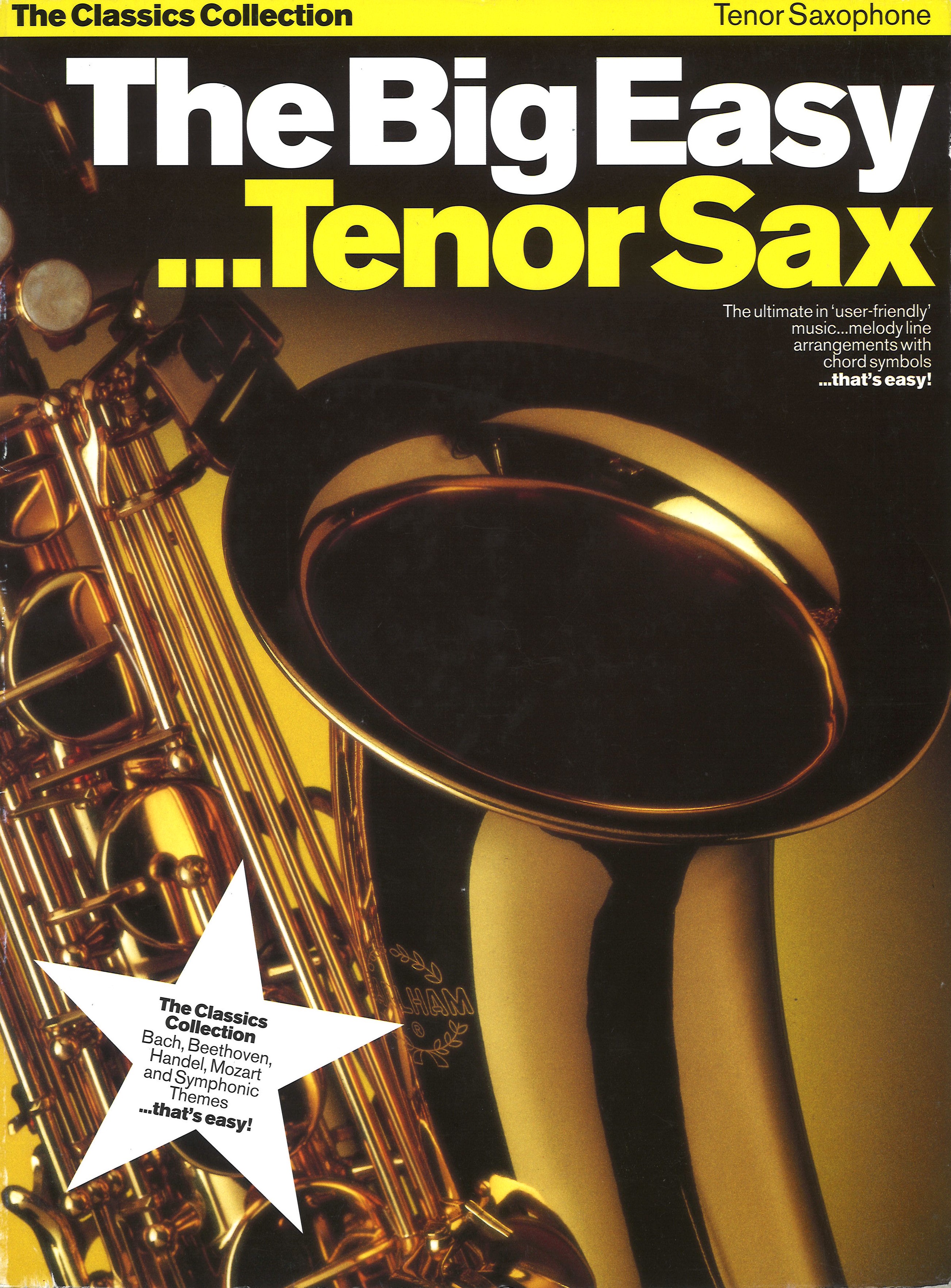 Big Easy Classics Collection Tenor Saxophone Sheet Music Songbook