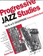 Progressive Jazz Studies 2 Sax Intermediate Rae Sheet Music Songbook