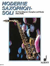 Modern Saxophone Solos (tenor) Both Sheet Music Songbook
