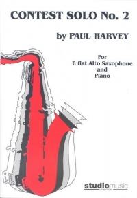 Harvey Contest Solo No 2 Alto Saxophone Sheet Music Songbook