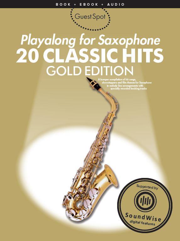 Guest Spot 20 Classic Hits Alto Sax Gold Edition Sheet Music Songbook