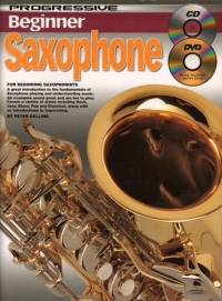 Progressive Beginner Saxophone Book + Audio Sheet Music Songbook