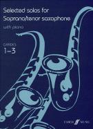Selected Solos For Soprano/tenor Sax Pf Grades 1-3 Sheet Music Songbook