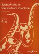Selected Solos For Soprano/tenor Sax Pf Grades 4-6 Sheet Music Songbook