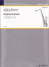 Szelenyi Improvisation Alto Sax Sheet Music Songbook