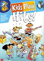 Kids Play Hits Alto Saxophone Book & Cd Sheet Music Songbook