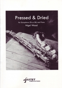 Wood Pressed & Dried Eb/bb Sax & Piano Sheet Music Songbook