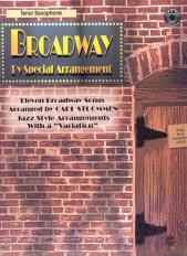 Broadway By Special Arrangement Tenor Sax Bk & Cd Sheet Music Songbook
