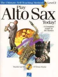Play Alto Sax Today Level 2 Book & Cd Sheet Music Songbook