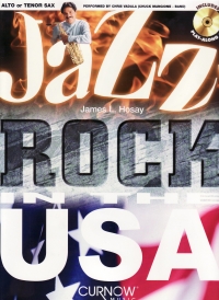Jazz Rock In The Usa Alto/tenor Sax Hosay Bk & Cd Sheet Music Songbook