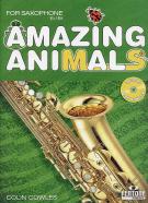 Amazing Animals Sax (eb/bb) Cowles Book & Cd Sheet Music Songbook