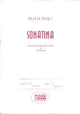 Tonoli Sonatina Tenor (sop) Sax & Piano Sheet Music Songbook