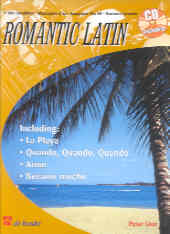 Romantic Latin Eb Saxophone Book & Cd Sheet Music Songbook