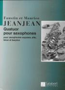 Jeanjean Quatuor Pour Saxophones Score &parts Satb Sheet Music Songbook