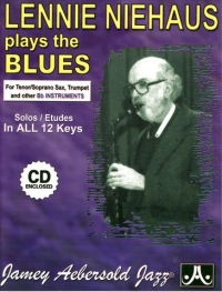 Lennie Niehaus Plays The Blues Bb Tenor Book & Cd Sheet Music Songbook