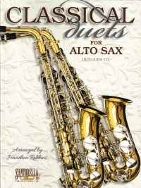 Classical Duets For Alto Sax Robbins + Cd Sheet Music Songbook