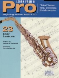 Learn From A Pro Alto Sax Book & Cd Sheet Music Songbook
