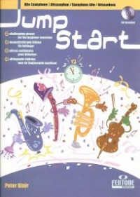 Jump Start Alto Saxophone Blair Book & Cd Sheet Music Songbook