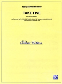 Dave Brubeck Take Five Alto Saxophone & Piano Sheet Music Songbook