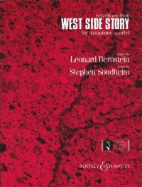West Side Story Selections Sax Quartet Set Sheet Music Songbook