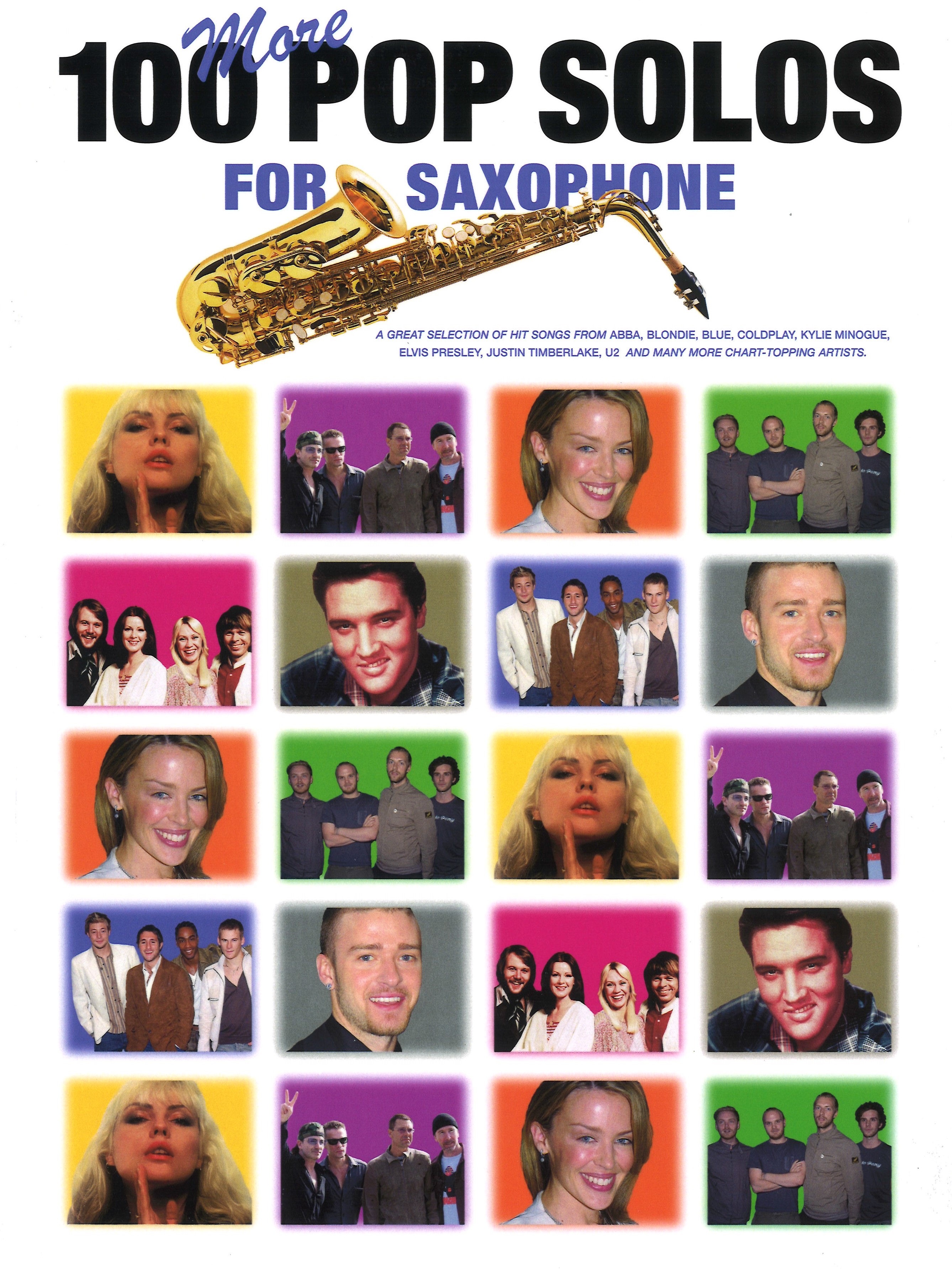 100 More Pop Solos Saxophone Sheet Music Songbook