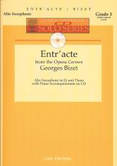 Bizet Entracte (carmen) Alto Sax Cd Solo Series Sheet Music Songbook