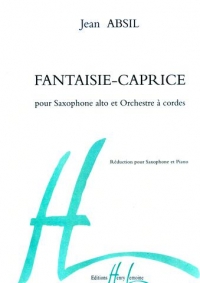 Absil Fantaisie-caprice Op152 Alto Saxophone & Pf Sheet Music Songbook