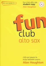 Fun Club Alto Sax Grade 0-1 Student Book & Cd Sheet Music Songbook