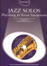 Guest Spot Jazz Solos Tenor Saxophone Book & Cd Sheet Music Songbook