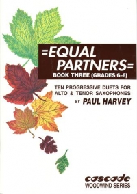 Equal Partners Book 3 Harvey Alto/tenor Saxophones Sheet Music Songbook