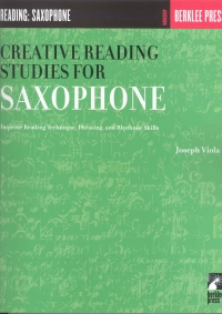 Creative Reading Studies For Sax Joseph Viola Sheet Music Songbook