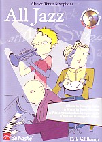 All Jazz Veldkamp Book & Cd Alto Tenor Saxophone Sheet Music Songbook