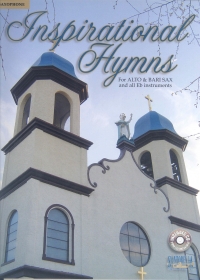 Inspirational Hymns Alto/bari Saxophone Book & Cd Sheet Music Songbook