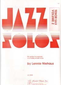 Jazz Solos For Tenor Saxophone Vol 2 Niehaus Sheet Music Songbook