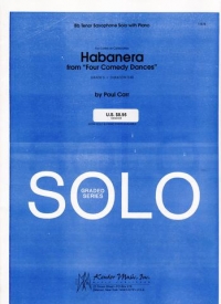 Carr Habanera (4 Comedy Dances) Tenor Sax Sheet Music Songbook