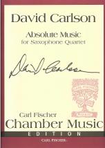 Carlson Absolute Music Saxophone Quartet Sheet Music Songbook