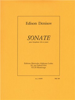 Denisov Sonata For Saxophone Sheet Music Songbook