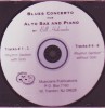 Holcombe Blues Concerto Alto Sax Cd Of Piano Acc Sheet Music Songbook
