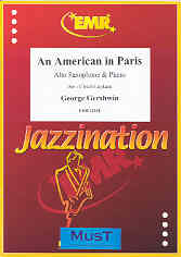 Gershwin American In Paris Alto Sax & Piano Sheet Music Songbook