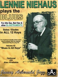 Lennie Niehaus Plays The Blues Eb Edition Bk & Cd Sheet Music Songbook