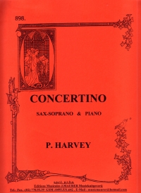 Harvey Concertino Soprano Saxophone Sheet Music Songbook