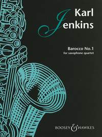 Jenkins Barocco No 1 Saxophone Quartet Sheet Music Songbook