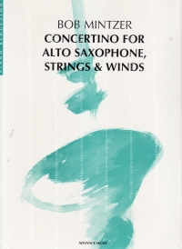 Mintzer Concertino Alto Sax Book & Cd Sheet Music Songbook