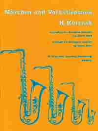 Komzak Fairy Tale & Folk Song Sax Quartet Sheet Music Songbook