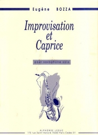 Bozza Improvisation Et Caprice Saxophone Sheet Music Songbook